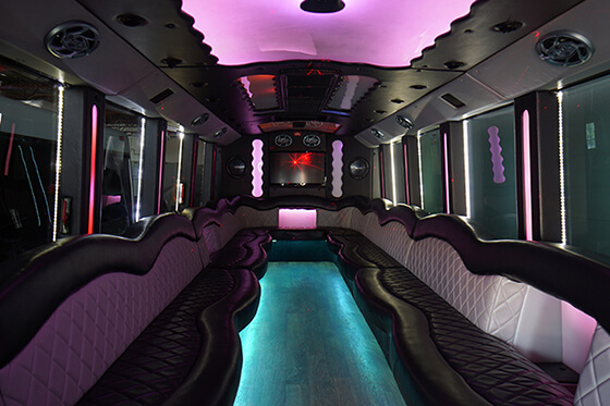 Party bus sound system